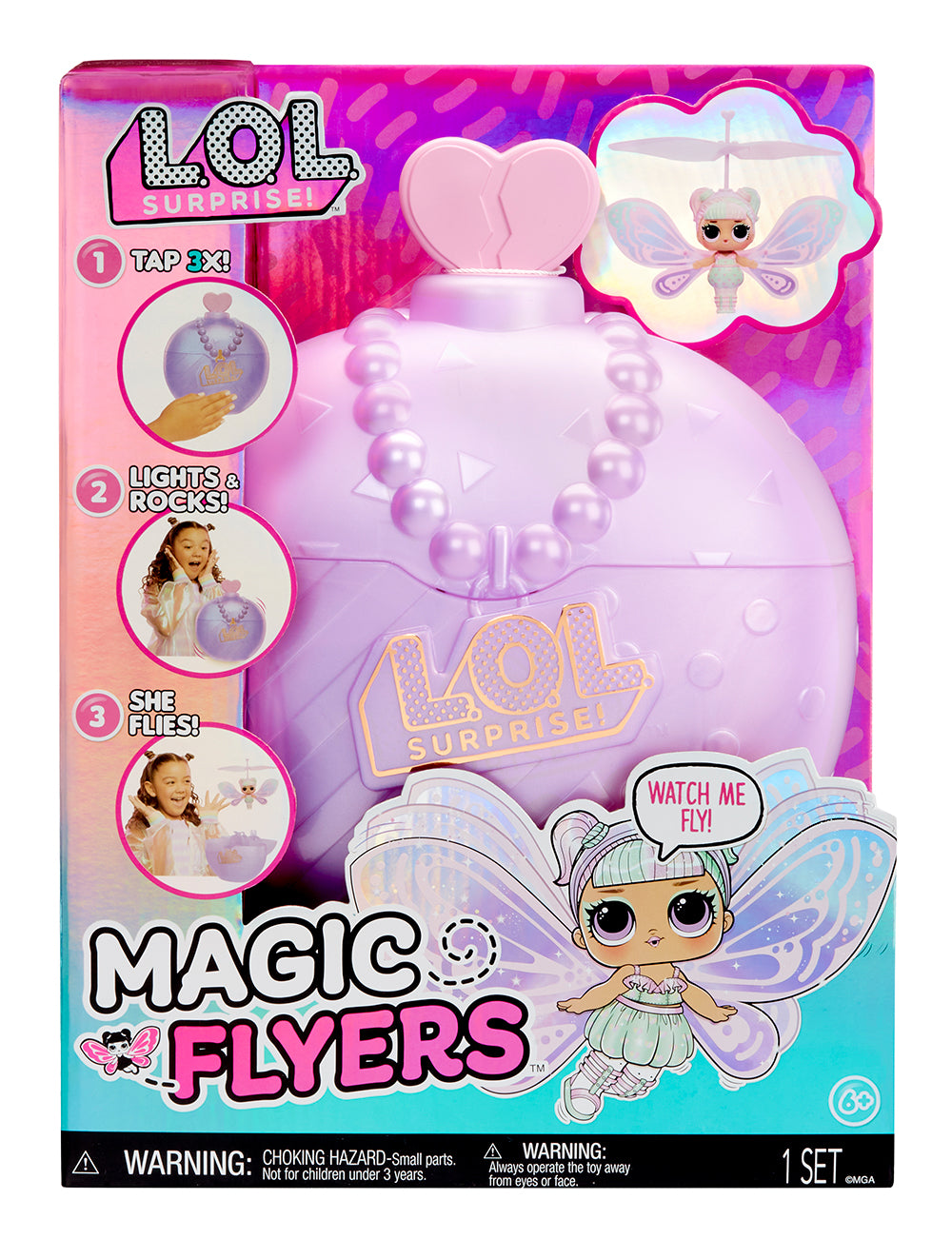 LOL Surprise Magic Flyers - Hand Guided Flying Doll - Assorted