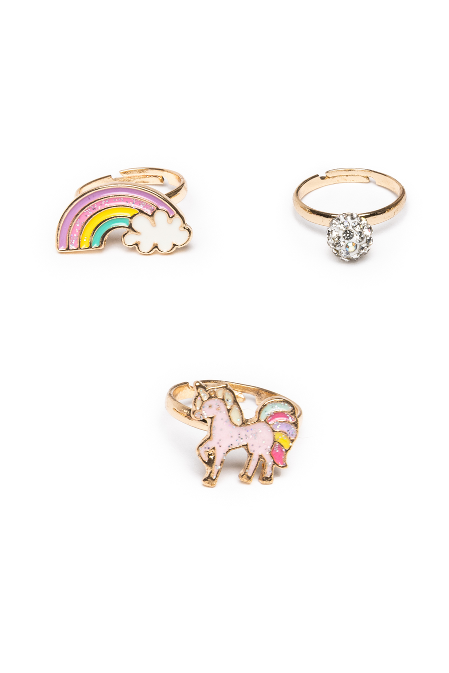 Boutique Unicorn Rainbow Ring Set Toytown Toytown Toronto