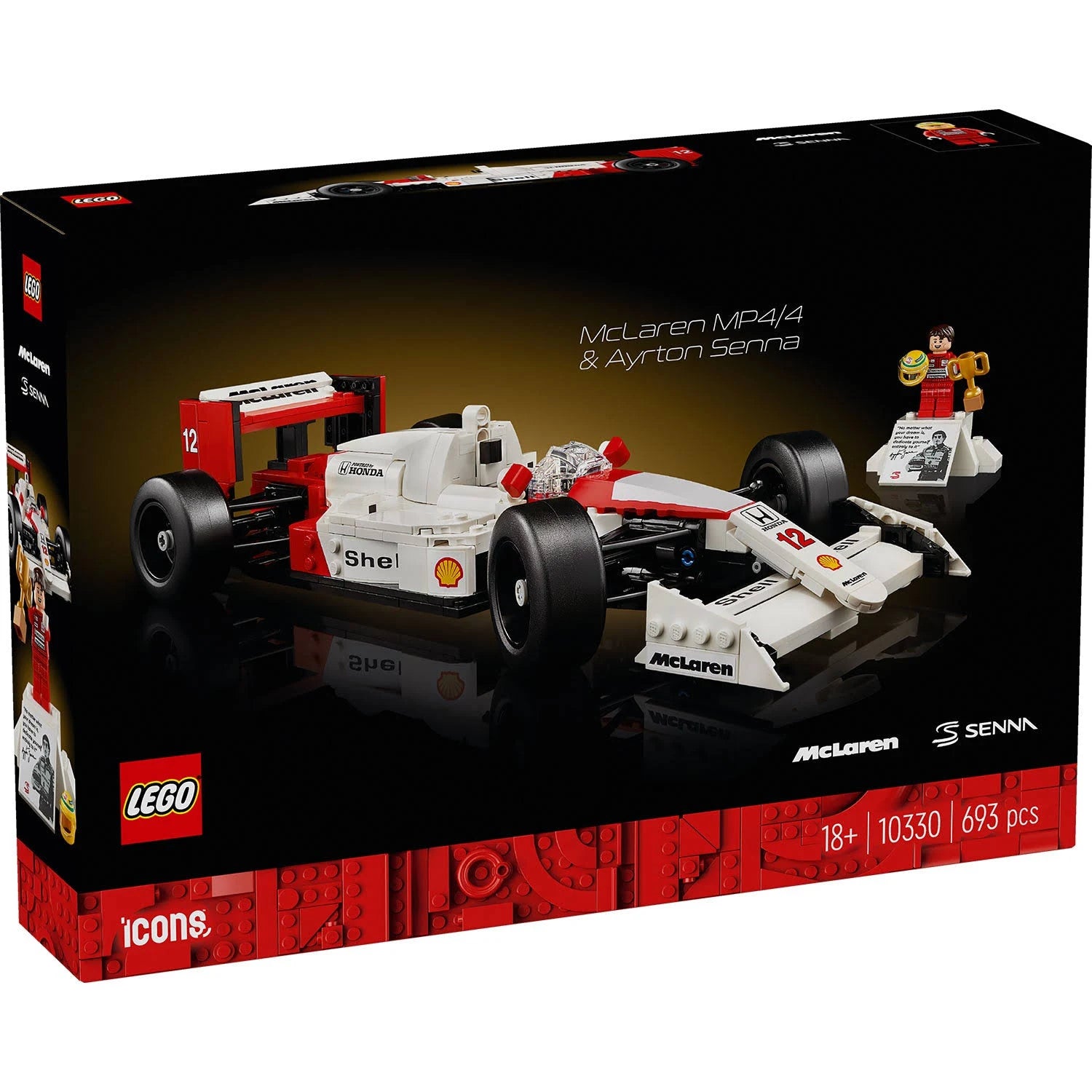 Lego senna car sale