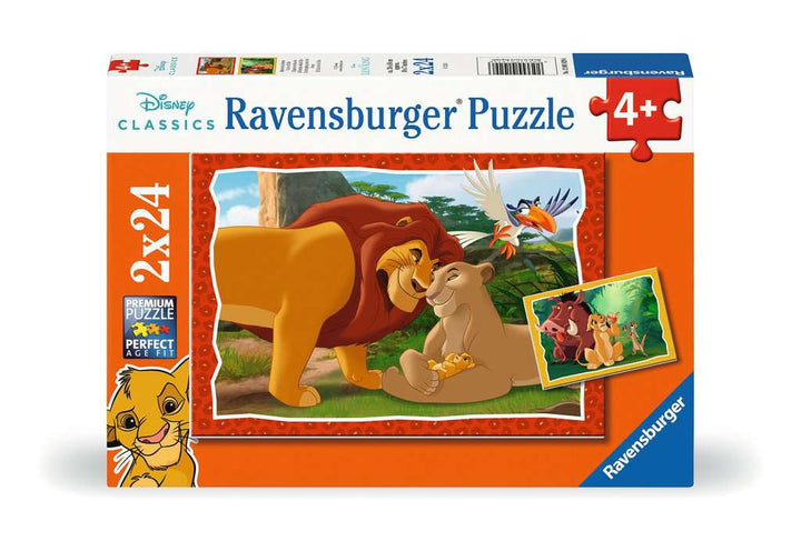 Ravensburger Mufasa Circle Of Life 2 X 24Pc Puzzles