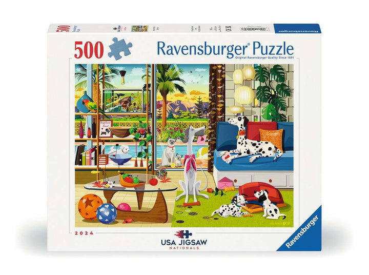 Ravensburger Pets Of Palm Springs 500Pc Puzzle