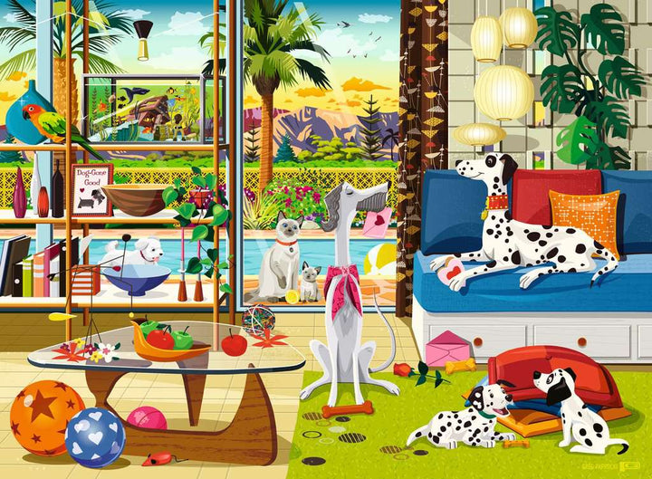 Ravensburger Pets Of Palm Springs 500Pc Puzzle