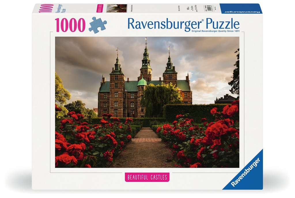 Ravensburger Rosenborg Castle Denmark 1000pc Jigsaw Puzzle