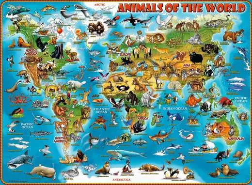 Ravensburger Animals Of The World Jigsaw Puzzle 300pc