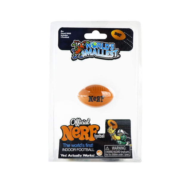 World's Smallest Nerf Football