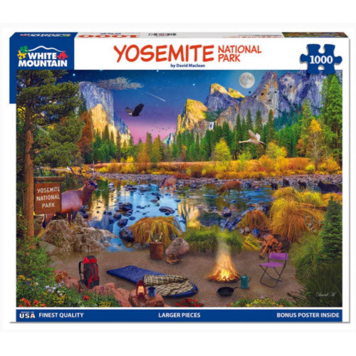 White Mountain Yosemite 1000Pc Puzzle