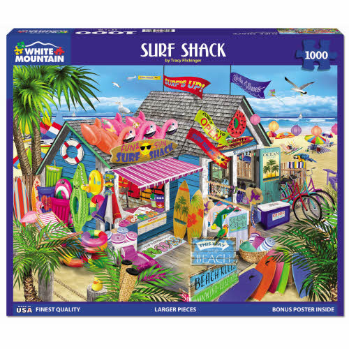 White Mountain Surf Shack 1000Pc Puzzle