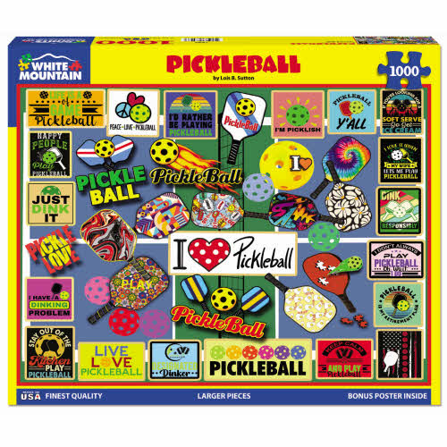 White Mountain Pickleball 1000Pc Puzzle