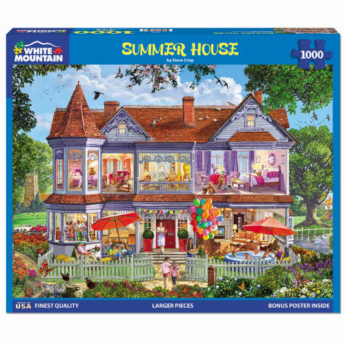 White Mountain Summer House 1000Pc Puzzle