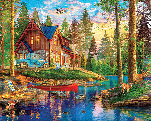 White Mountain Summer Retreat 1000Pc Puzzle