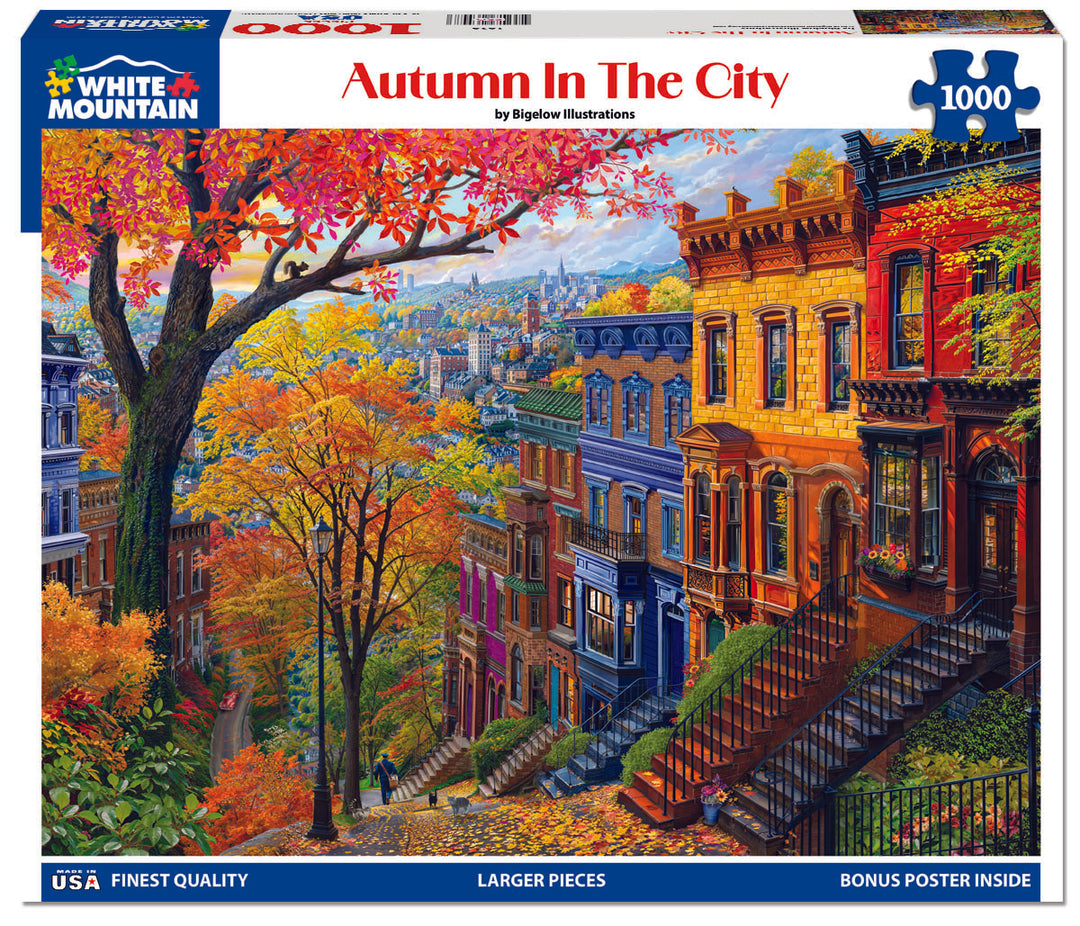 White Mountain Autumn In The City 1000Pc Puzzle