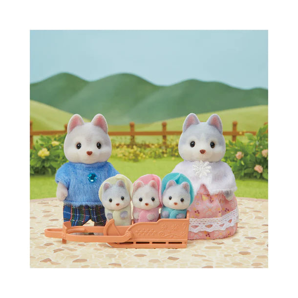 Calico Critters Husky Family