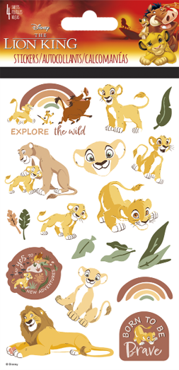 Lion King Savannah Sunset Stickers