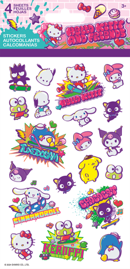 Sanrio Hello Kitty Tokyo Skate Stickers