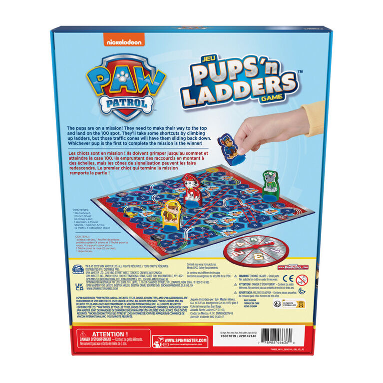 Paw Patrol Pups 'N Ladders Game