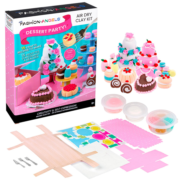 Fashion Angels - Dessert Party Air Dry Clay Kit