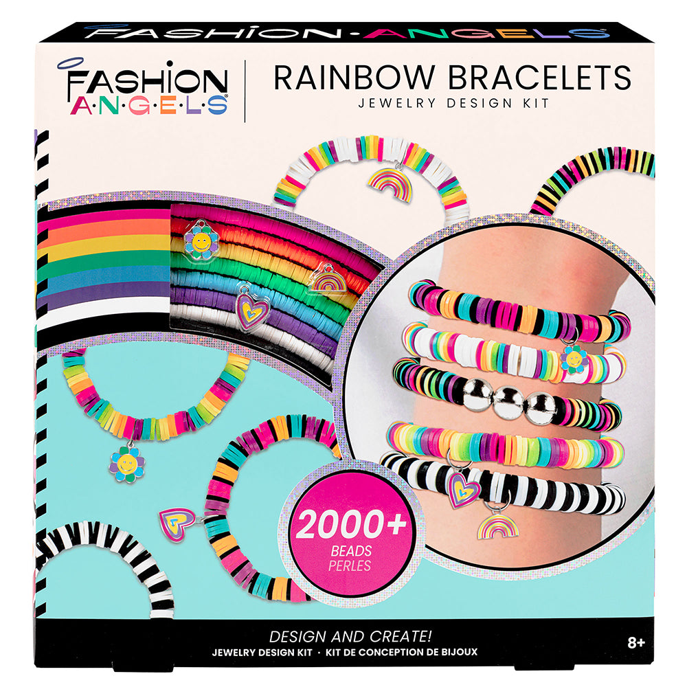 Fashion Angels - Rainbow Bracelet Jewelry Design Kit 2000 Beads