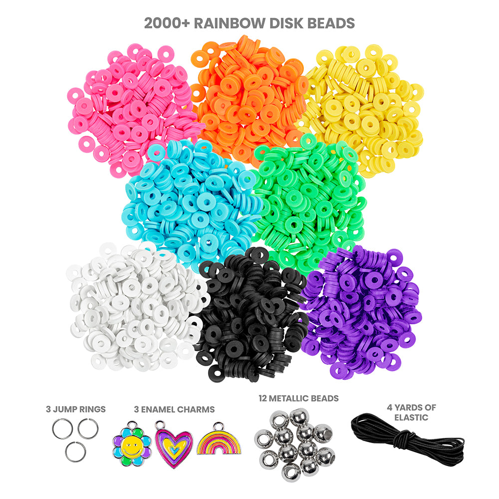 Fashion Angels - Rainbow Bracelet Jewelry Design Kit 2000 Beads