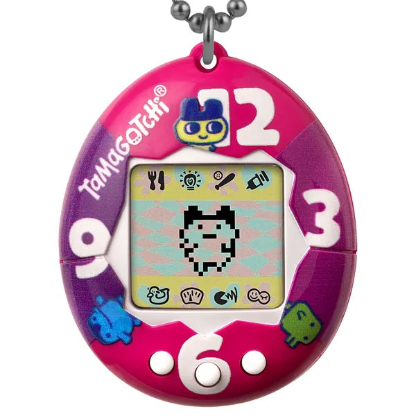 Tamagotchi Purple Pink Clock