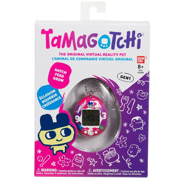 Tamagotchi Purple Pink Clock