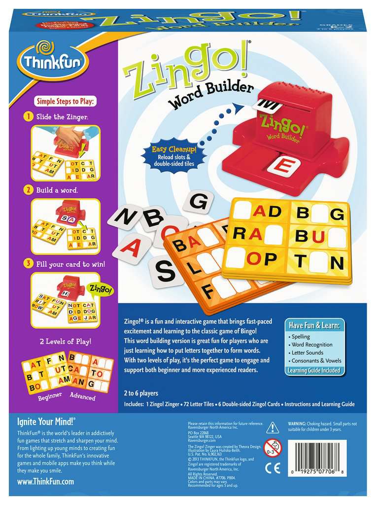 Zingo! Word Builder