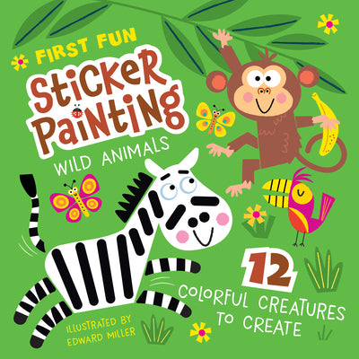 First Fun Sticker Painting-Wild Animals