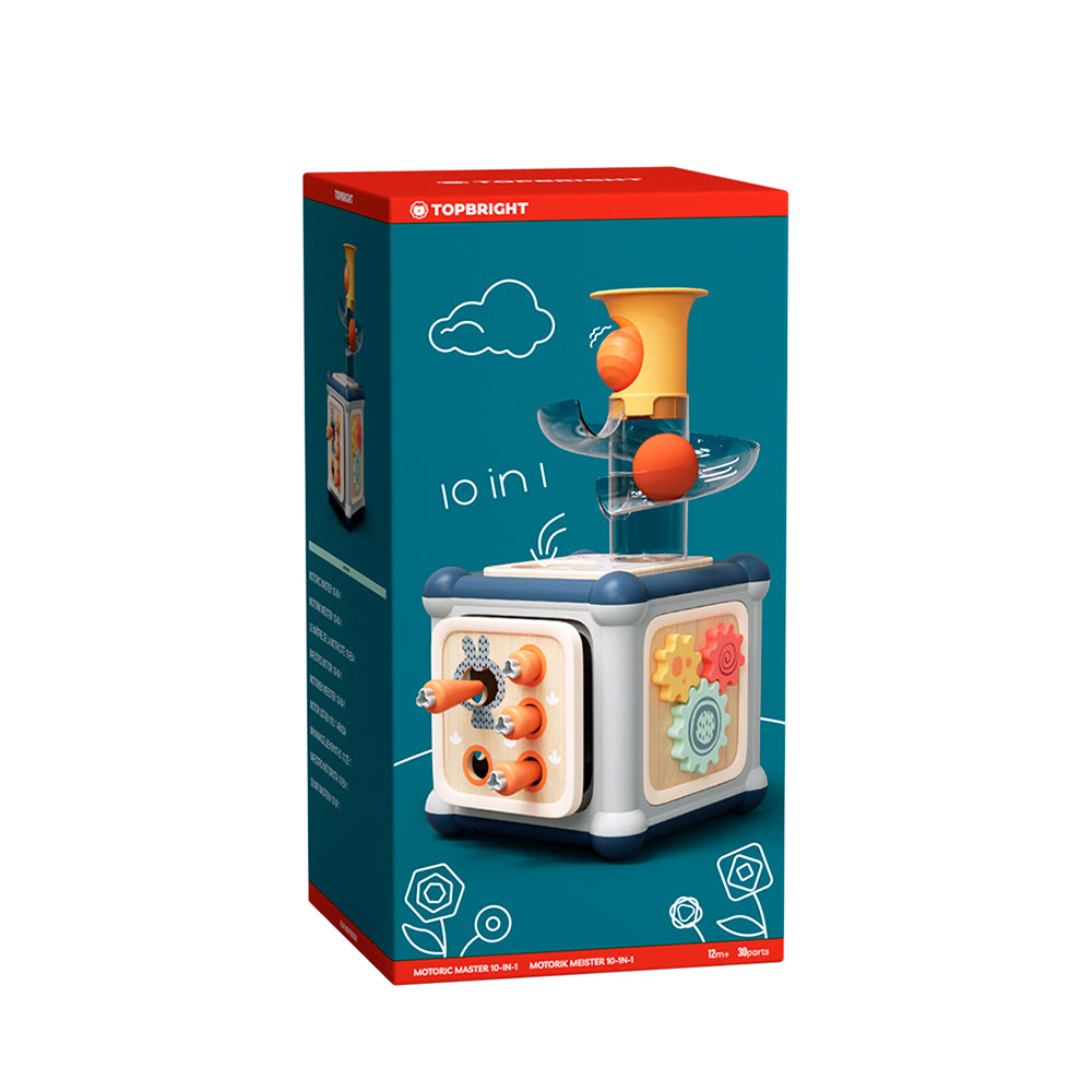 Top Bright Motoric Master Activity Cube 10-In-1