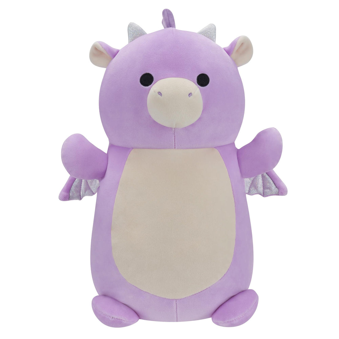 Squishmallow HugMees 14" Dina Purple Dragon