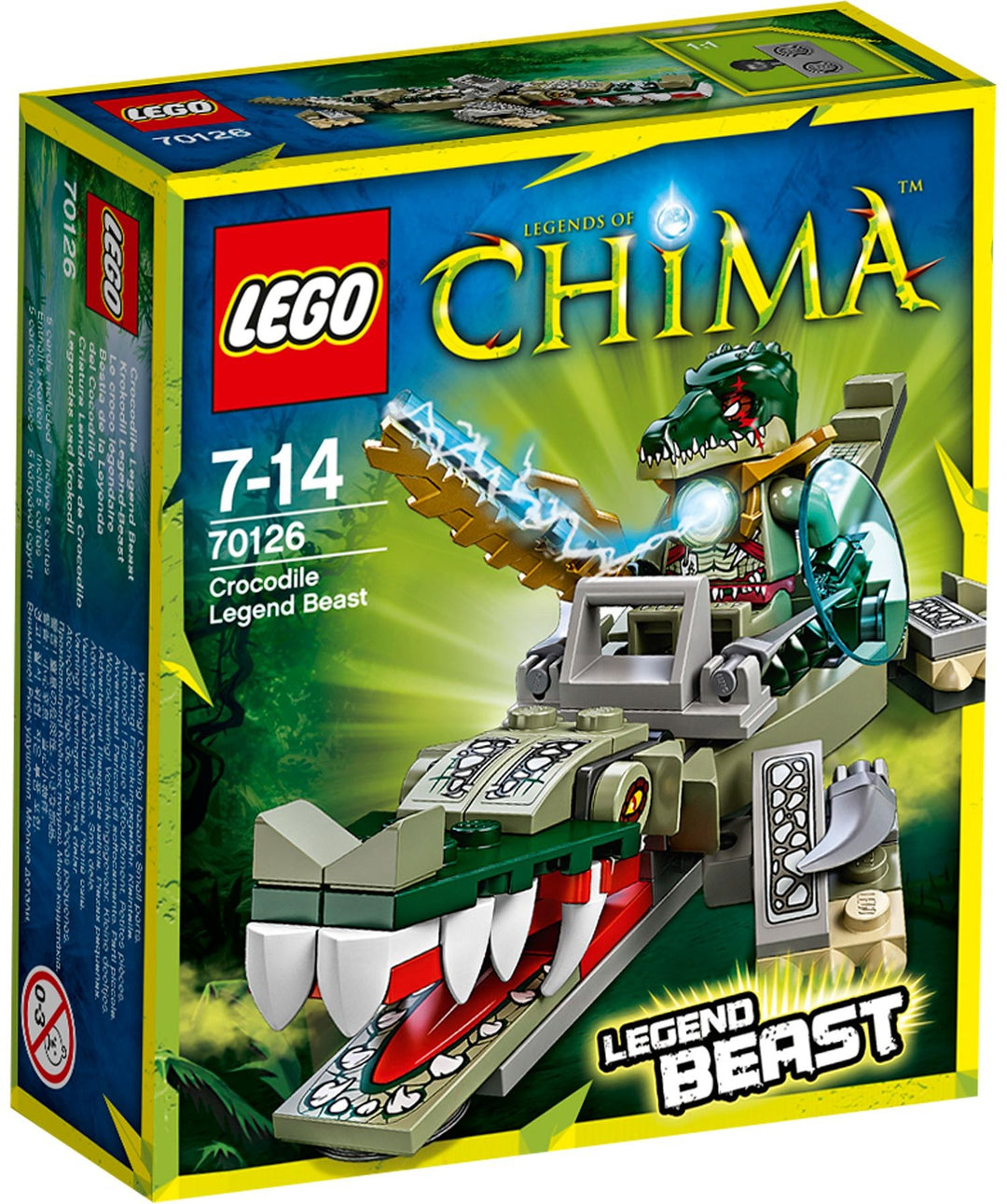 Lego Legends Of Chima Crocodile Legend Beast- RETIRED