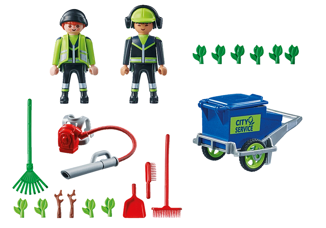 Playmobil City Cleaning Street Cleaning Team