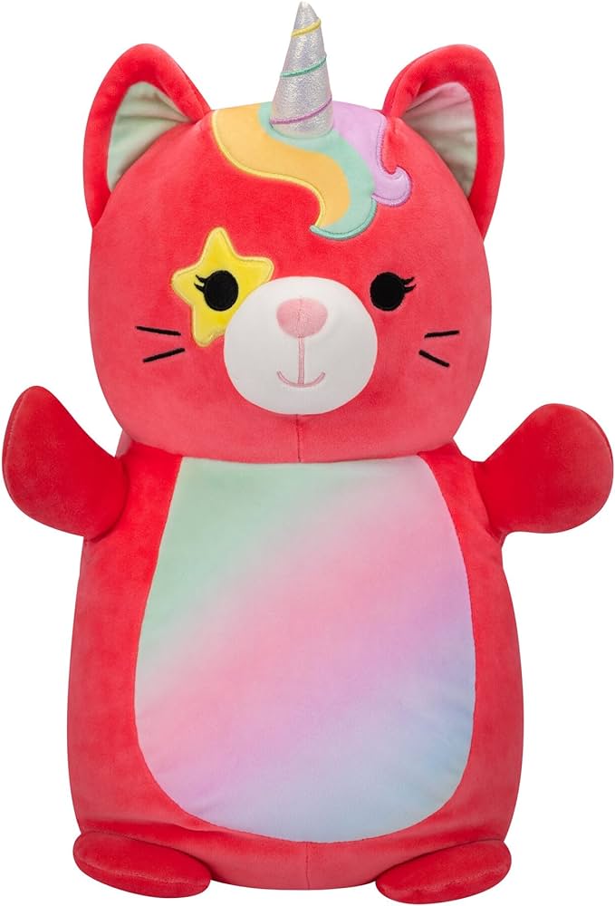 Squishmallow HugMees 14" Sienna Pink Caticorn