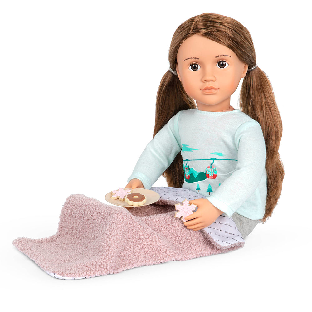 Our Generation Doll Deluxe- Sandy Off To Winter Camp 18"