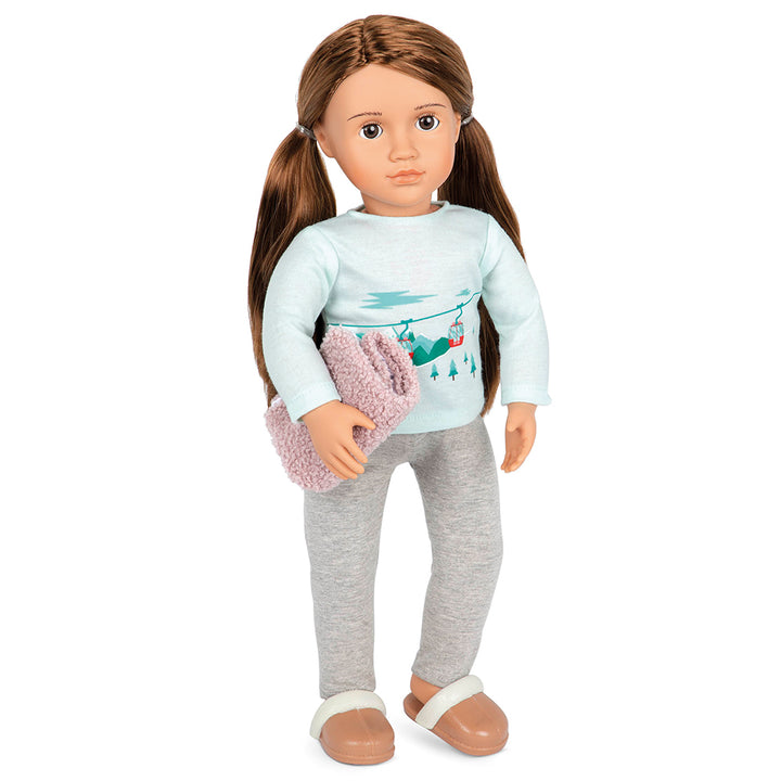 Our Generation Doll Deluxe- Sandy Off To Winter Camp 18"