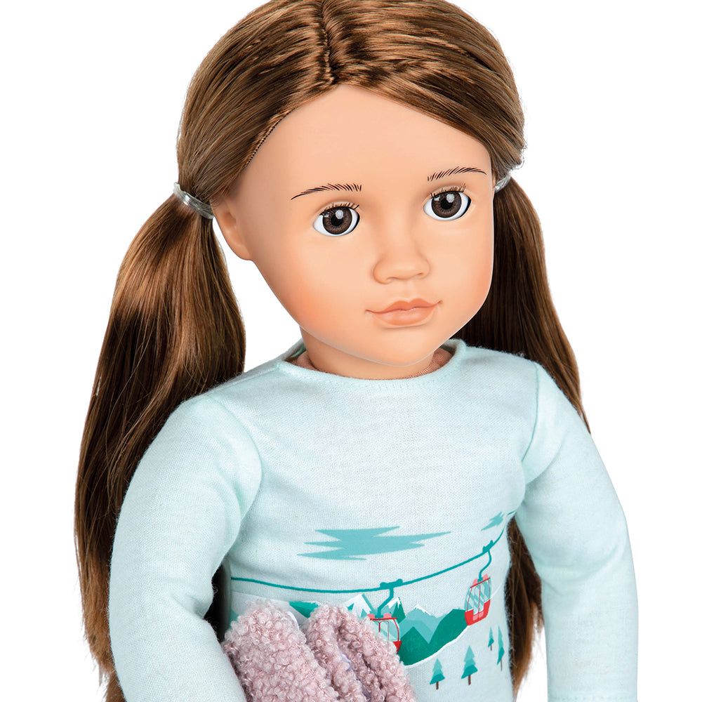 Our Generation Doll Deluxe- Sandy Off To Winter Camp 18"