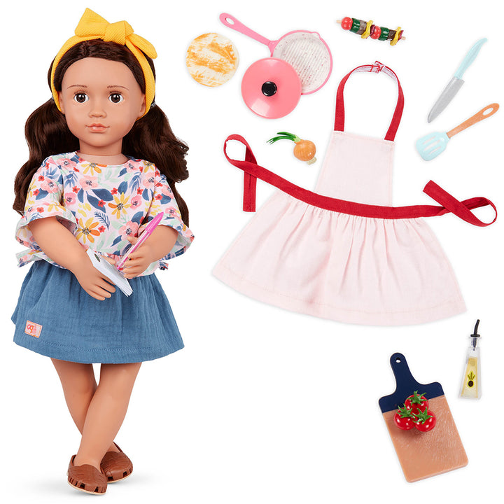 Our Generation Doll Deluxe- Rayna The Foodie Friend 18"