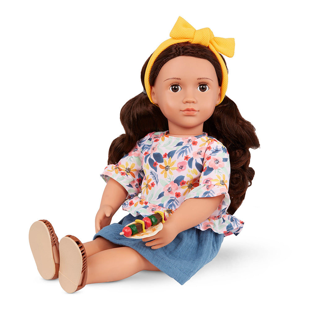 Our Generation Doll Deluxe- Rayna The Foodie Friend 18"