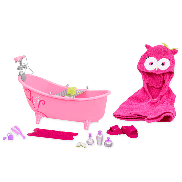 Our Generation Owl Be Relaxing Bathtub For 18" Doll