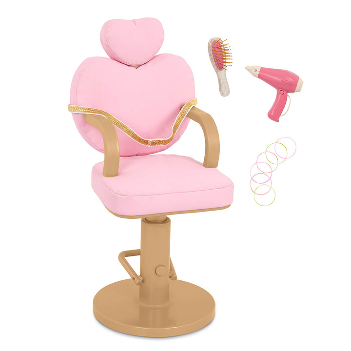 Our Generation Sweet Styles Salon Chair For 18" Doll