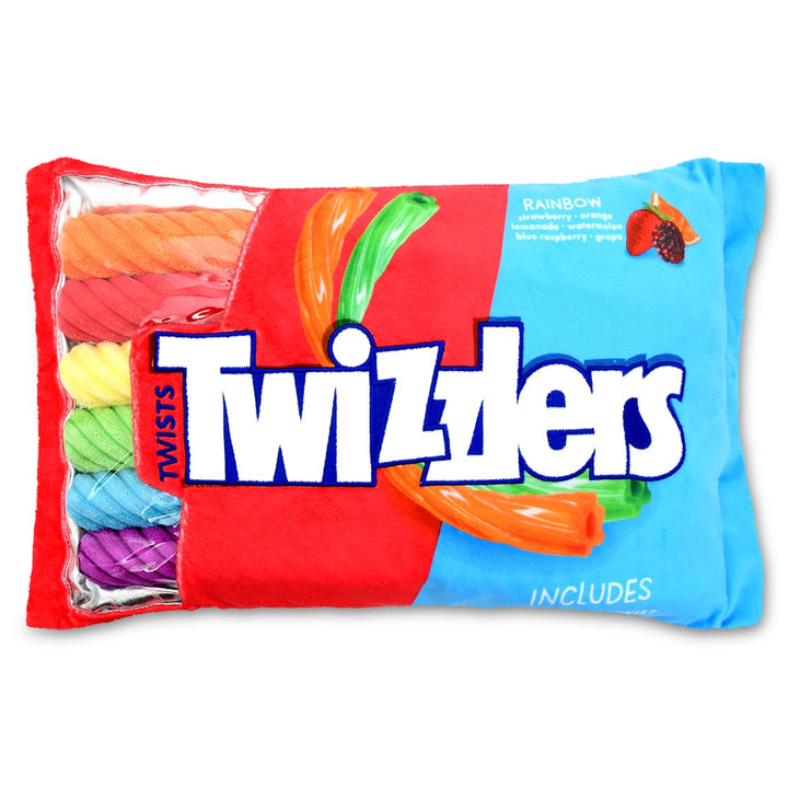 Rainbow Twizzlers Fleece Plush Pillow