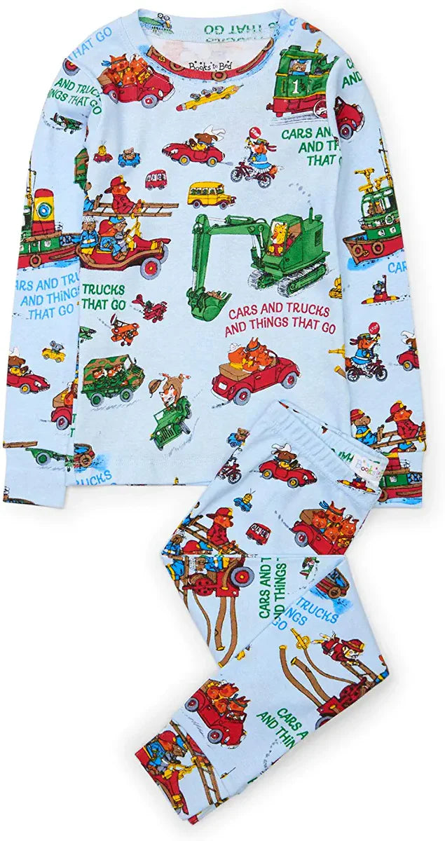 Books To Bed Richard Scarry Cars And Trucks And Things That Go Pajama Set