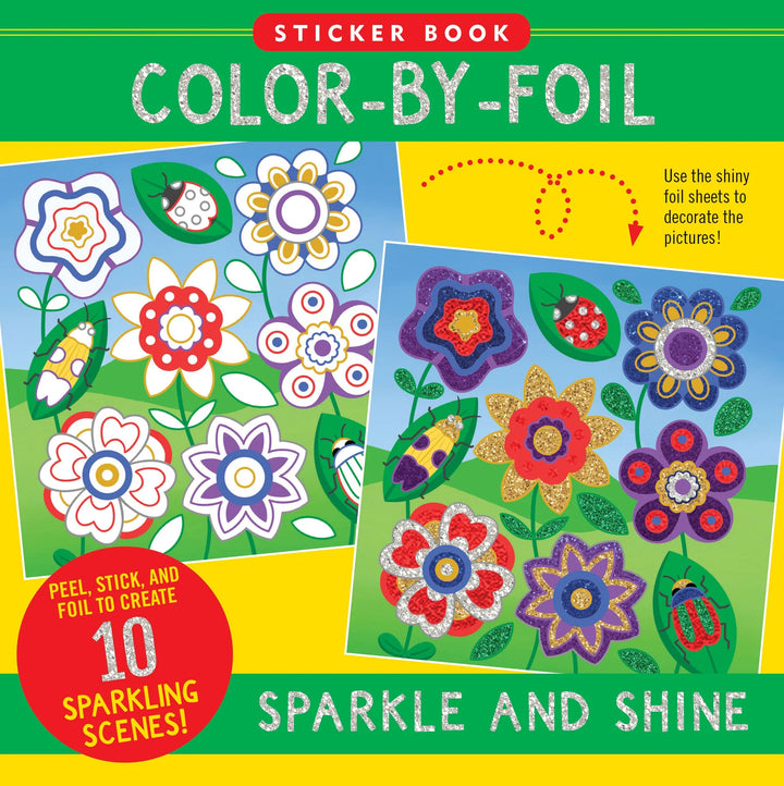 Sparkle & Shine Color-By-Foil Activity Book