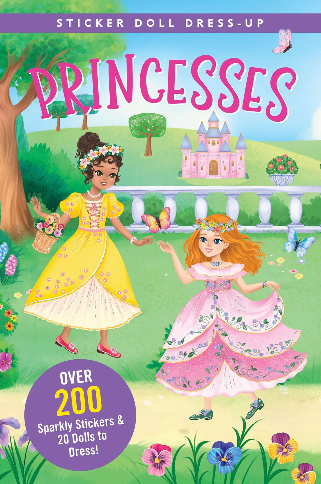 Princesses Sticker Doll Dress-Up Book