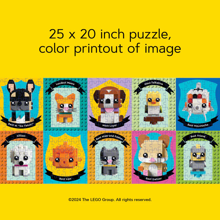 LEGO Pet Pals Jigsaw Puzzle 1000pc