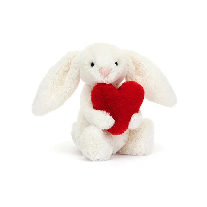 Jellycat Bashful Red Love Heart Bunny Little- LIMIT 2 PER CUSTOMER