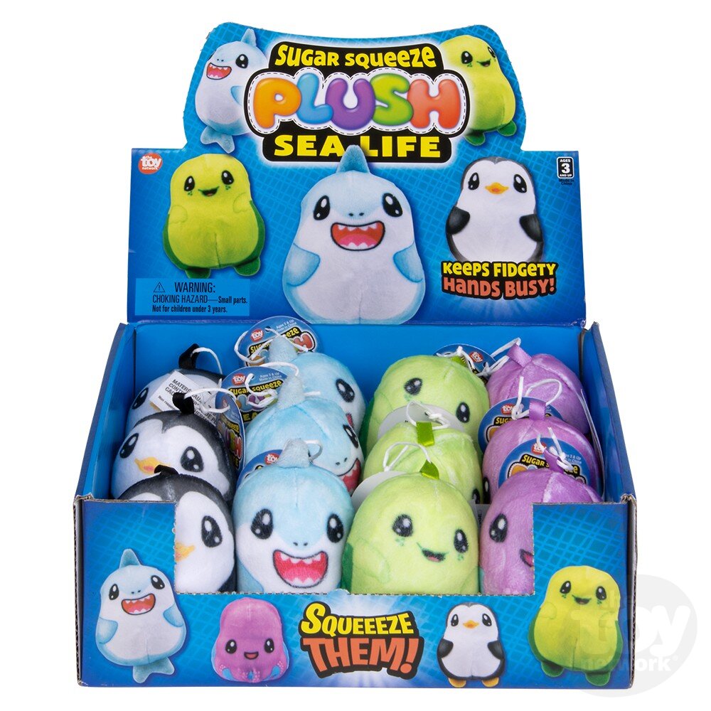 Sealife Sugar Squeeze Plush Assortment