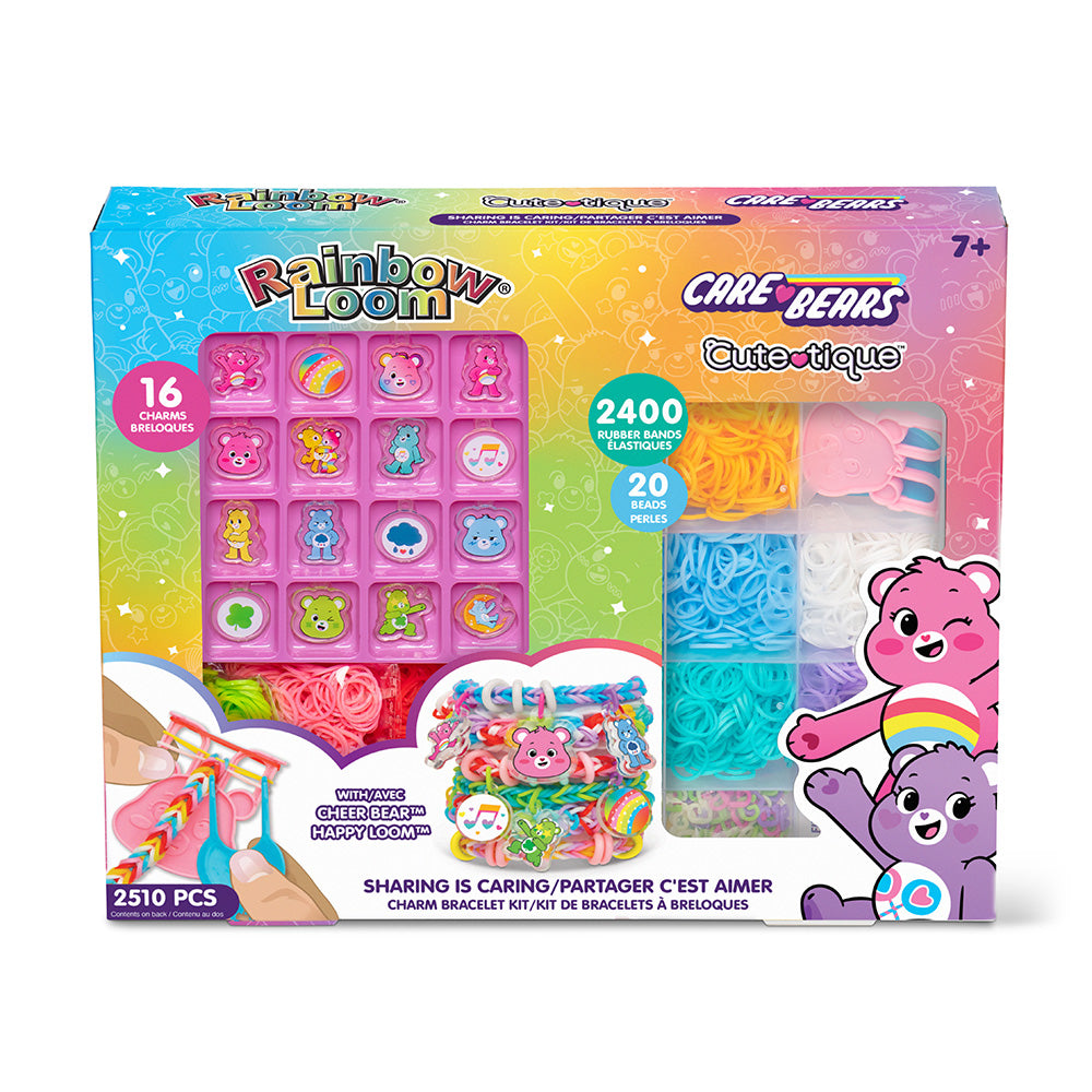 Rainbow Loom Care Bears Cute-Tique Sharing Is Caring