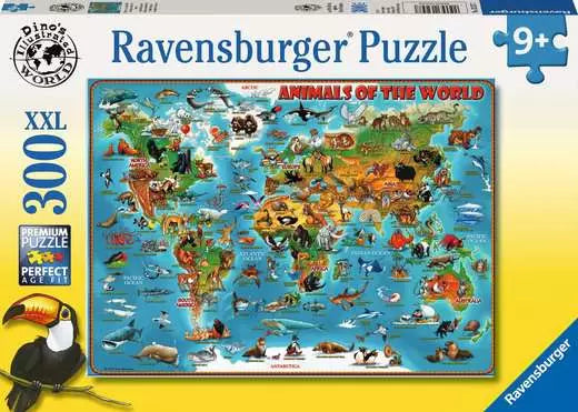 Ravensburger Animals Of The World Jigsaw Puzzle 300pc