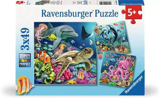 Ravensburger Underwater Jigsaw Puzzle 3x49pc