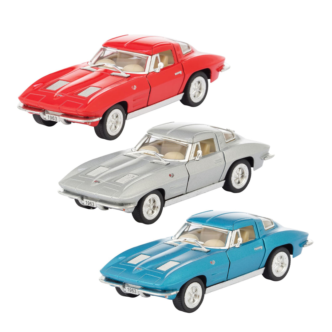 Die Cast Corvette Sting Ray 1963 Pull Back Vehicle