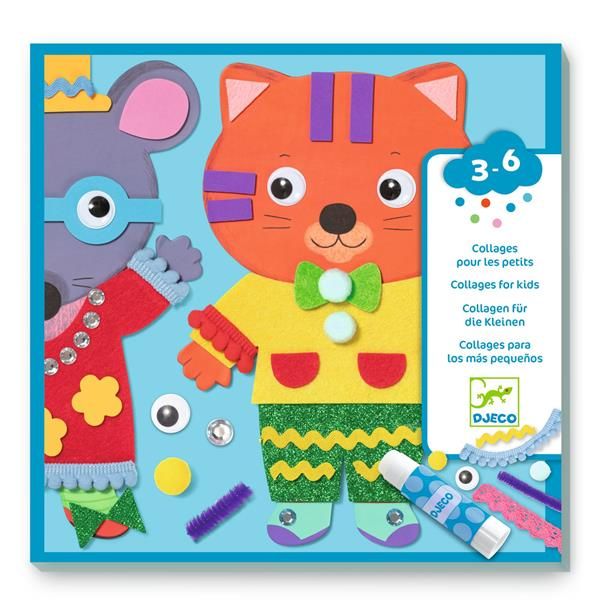 Djeco Little Sweethearts Collage Kit